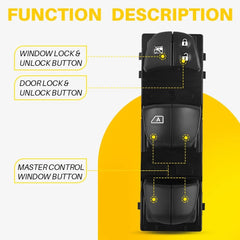 Left Master Power Window Control Switch for Nissan Sentra 2020 2021 2022 2023 EA 6B93BC-57