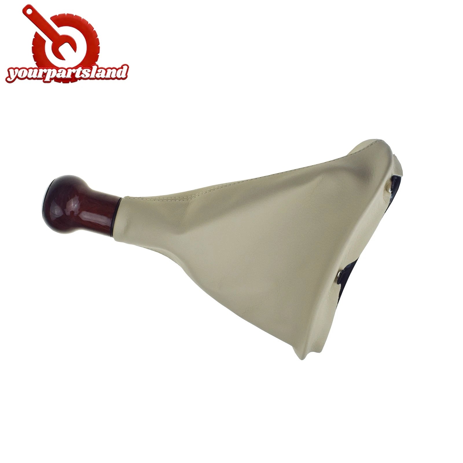 5 SPEED GEAR WOOD SHIFT KNOB GAITOR BOOT Beige Fit VW PASSAT B5 B5.5 98-04 6B93BC-57