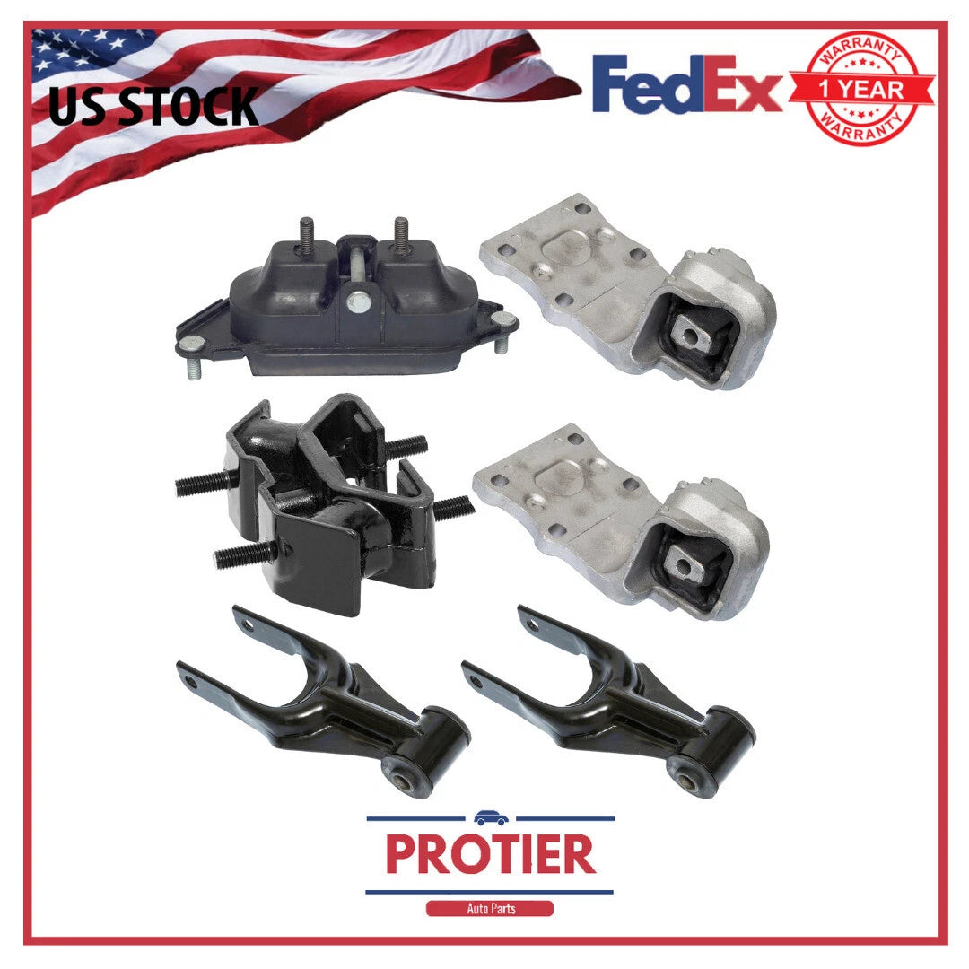 Engine & Trans Mount Set 6PCS for Buick Van Terraza V6 3.9l 237ci 2006-2007 6B93BC-57