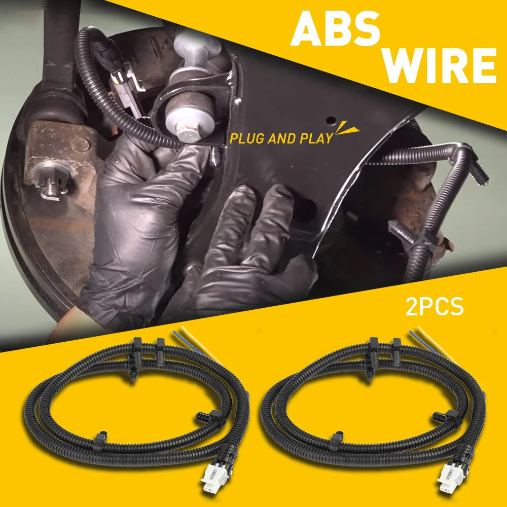 ABS Wheel Speed Sensor Wire Harness Front Fit Left/Right Chevrolet Impala 2PCS 6B93BC-57