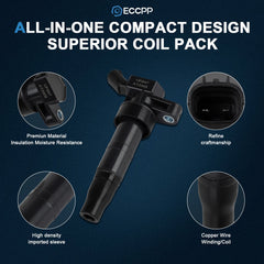 ECCPP 8 Ignition Coils For 2011-2016 Kia Sportage 11-14 Hyundai Sonata 2.0L L4 6B93BC-57