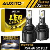 AUXITO 9006 CSP LED Headlight Kit 6000k White High Low Fog Beam Light Bulbs EOA AUXITO