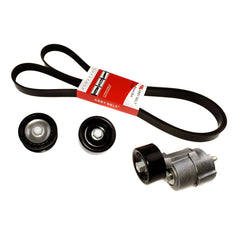 V-Ribbed Belt & Tensioner & Idler Pulley Kit For 2011-2014 Hyundai Kia 2.0L 2.4L 6B93BC-57