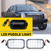 2pcs LED Side Mirror Lights Puddle 6000K For 2007-2012 Chevy Chevrolet Avalanche 6B93BC-57