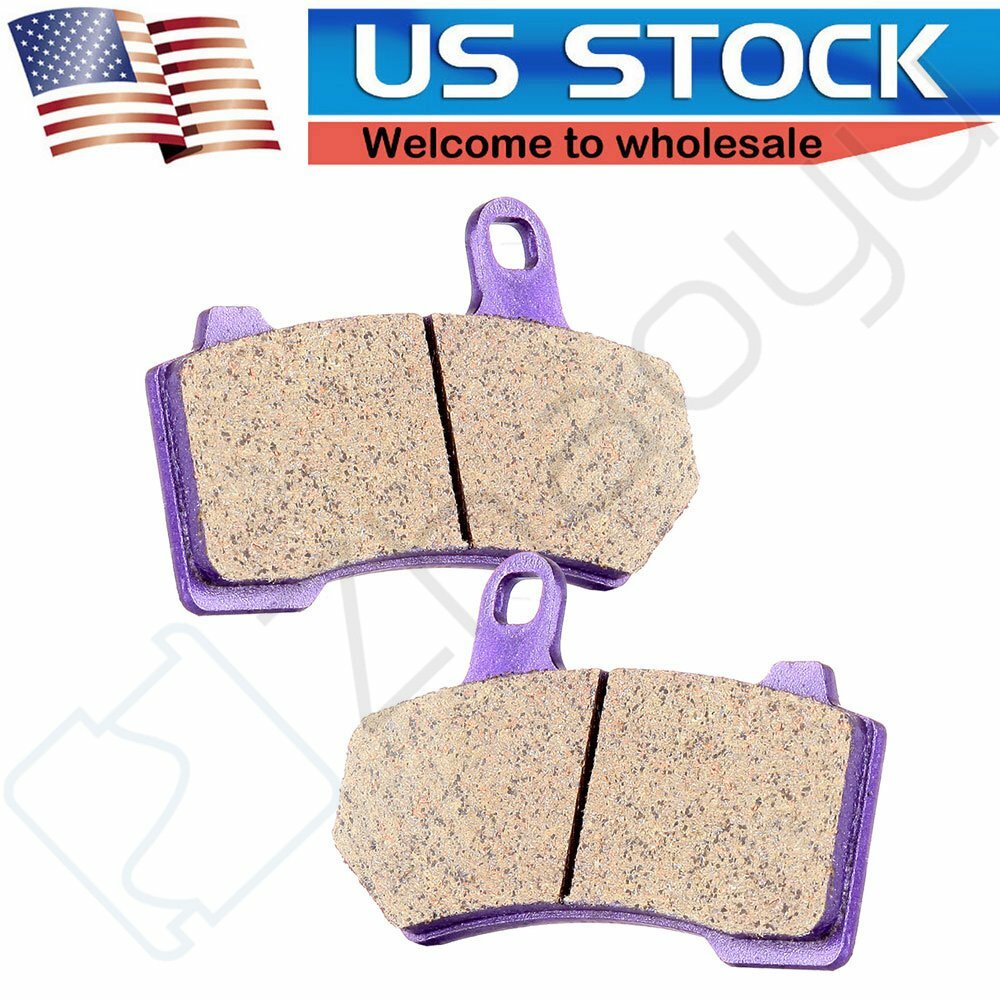1 Pair Brake Pads Front For Harley-Davidson Classic FLHRC 2009-2013 Carbon Fiber 6B93BC-57