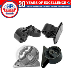 Motor & Trans Mount Set for 1995-1996 Mitsubishi Mirage 1.5L for Auto Trans 6B93BC-57