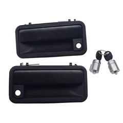 Front L & R Outside Door Handle & Lock Cylinder Kit Set for Chevy GMC 15032305 6B93BC-57