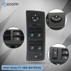 For BMW X5 2001 2002 2003 2004-2006 Power Window Switch With Auto Dimming Mirror 6B93BC-57