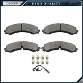 For 20-24 Chevy GMC Sierra Silverado 2500 3500 Front Semi-Metallic Brake Pads 6B93BC-57