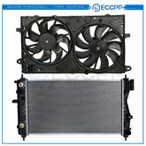 Electric Radiator Cooling Fan Kit For 2014-2015 Chevrolet Impala Malibu 6B93BC-57
