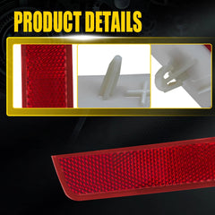 Rear Driver Bumper Reflector For 2010-17 Chevrolet Equinox 25803057 GM1184110 EA 6B93BC-57