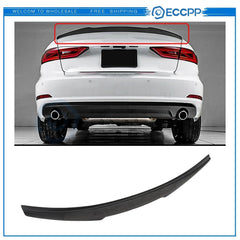 Trunk Spoiler Wing V Style Fits 2014-2020 AUDI A3 S3 RS3 Sedan 6B93BC-57