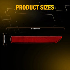 2X For 2020-2022 Nissan Sentra SR SV S 2.0L Rear Bumper Reflector Marker Light A 6B93BC-57