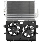 AC Condenser Cooling Fan Kit For 2008-2012 Ford Escape 2008-2011 Mercury Mariner 6B93BC-57