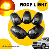 5X Led Top Cab Marker Roof lights Amber For 2003-2018 Dodge Ram 1500 2500 3500 A 6B93BC-57