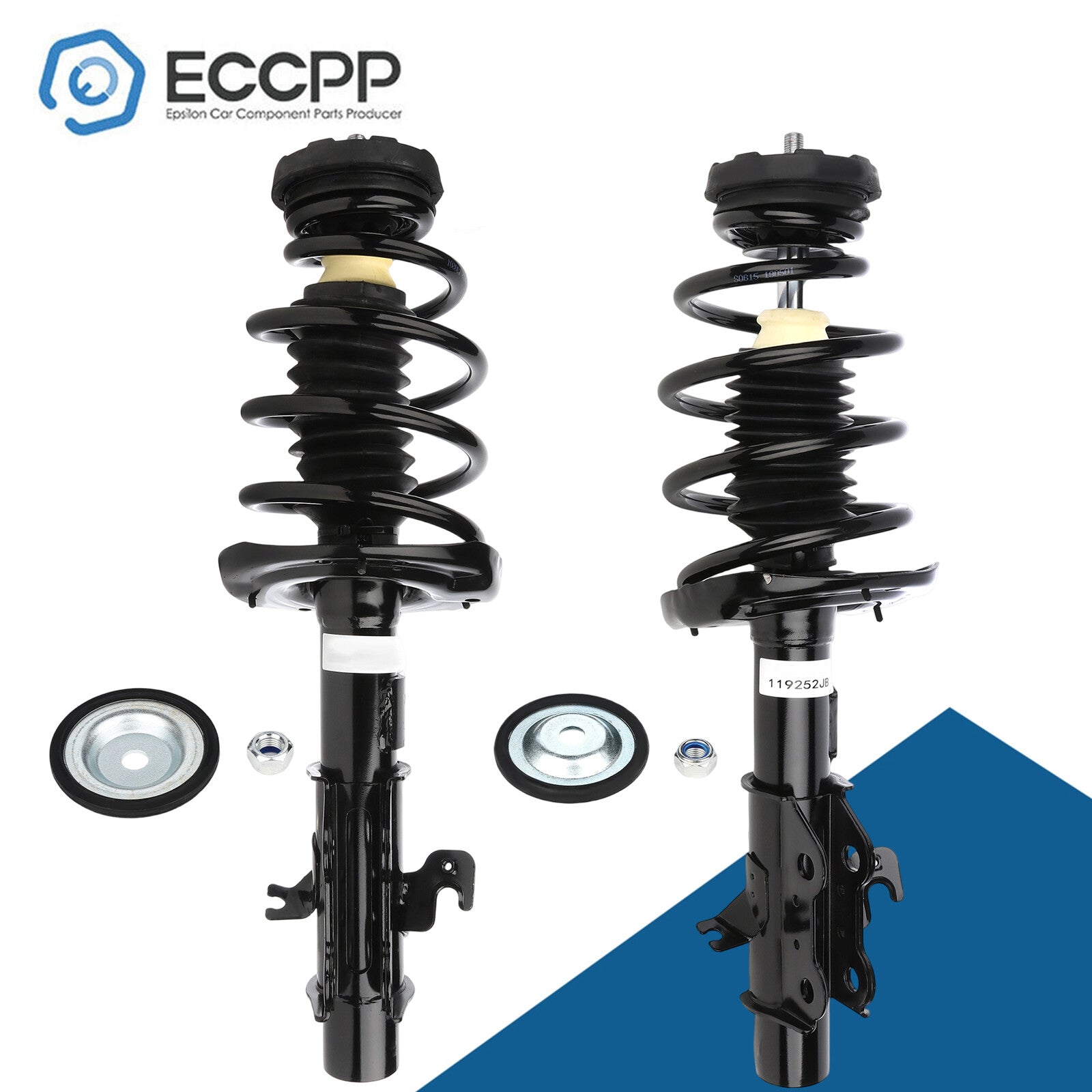 Front Fits Chevrolet Camaro 10-12 Complete Struts Coils Spring Mount & Shocks ×2 6B93BC-57