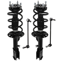 Front Struts w/ Coil Spring Assembly + Sway Bar Link for 2011-2013 Ford Explorer 6B93BC-57