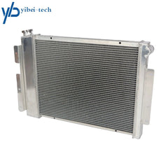 1967-1969 For Chevy Camaro Pontiac Firebird MT 3 Row Radiator+Shroud Fan 6B93BC-57