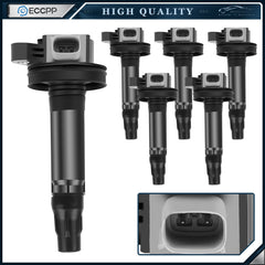 ECCPP 6 Ignition Coils For 2010-2012 Ford Flex Taurus Lincoln MKS MKT V6 3.5L ECCPP
