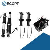5x Front Rear Air Suspension Shock & Compressor For Escalade Cadillac GMC Yukon
