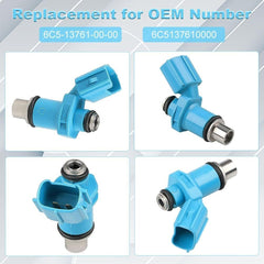4PCS 6C5-13761 Fuel Injectors For Yamaha 40-50-60 HP 4 Stroke 6C5-13761-00-00