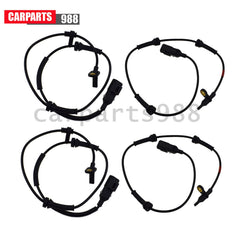 4Pcs Front Rear LH RH ABS Wheel Speed Sensor For Range Rover Evoque 2012-2016 6B93BC-57