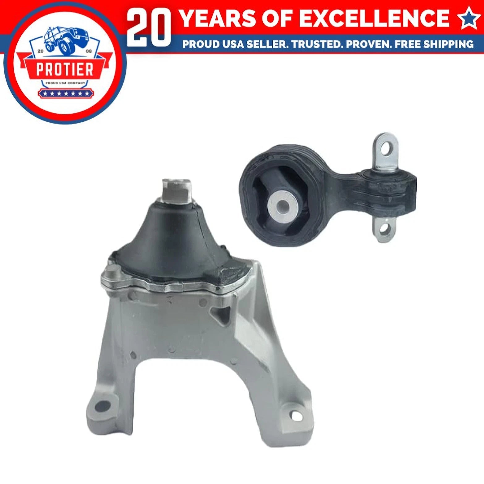 Fits 2018-2020 Honda Accord 1.5L 2.0L Engine Motor & Torque Strut Mount | 6B93BC-57