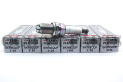 Set of 6 For ngk 3199 Laser Platinum Spark Plugs BKR6EQUP