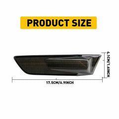 Sequential Switchback LED Side Marker Signal Lights For 03-07 Infiniti G35 Coupe 6B93BC-57