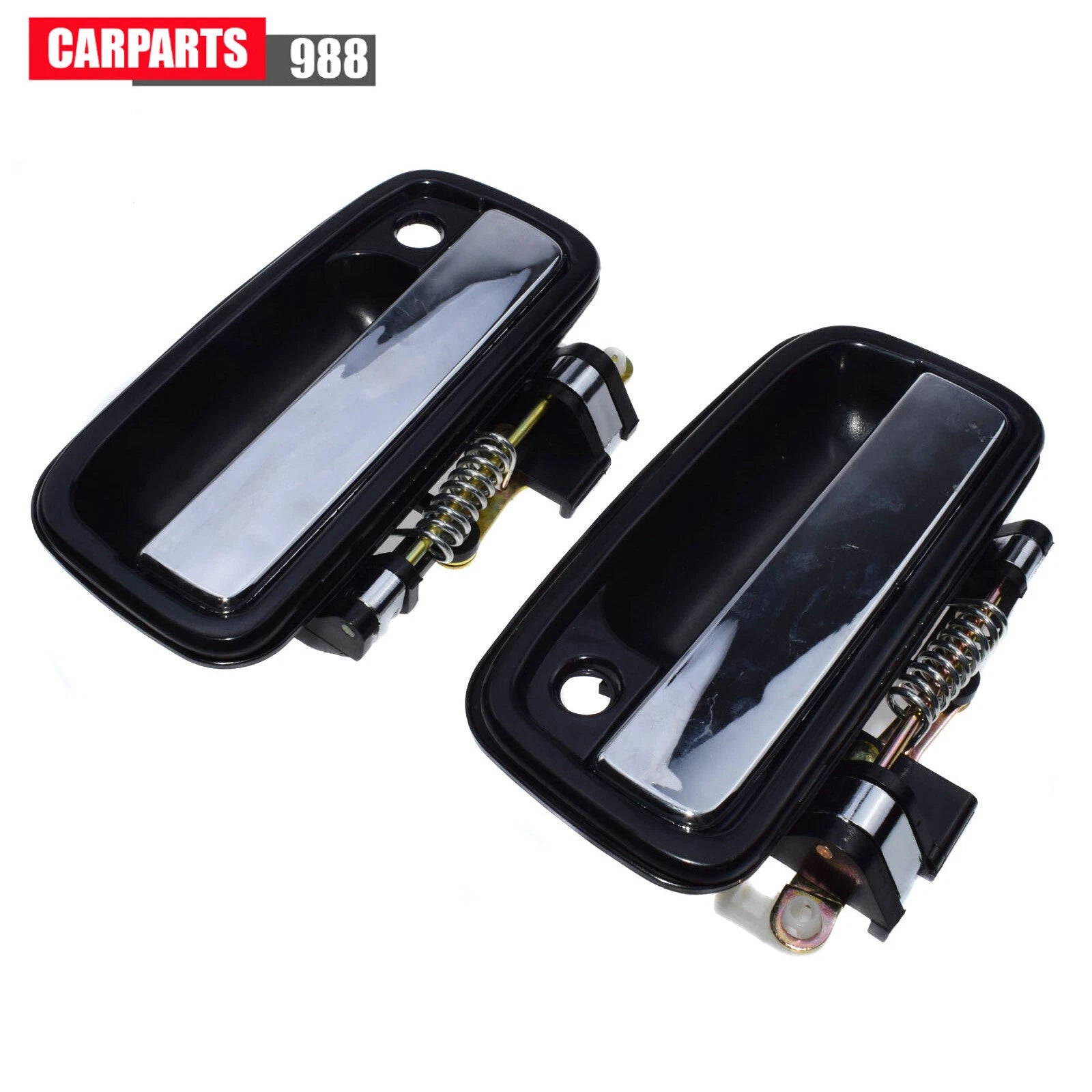 Front Left Right Outside Door Handle For Toyota Tacoma 1995-2004 Chrome Black 6B93BC-57