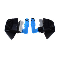 2PCS Pair LH RH Headlight Washer Nozzle For Saab 9-3 2004-2011 12803972 12803973 6B93BC-57