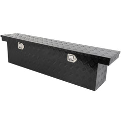 60" Aluminum Tool Box Truck Bed Trailer RV Toolbox W/2x Lift Air Rod + 2x Lock 6B93BC-57