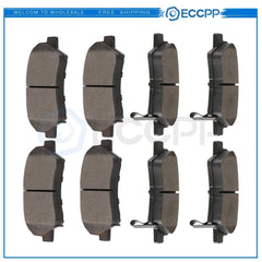 Front Rear Ceramic Brake Pads For 2011-2016 Hyundai Elantra Hyundai Veloster 6B93BC-57