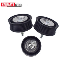 3Pcs Uppe Lower Drive Belt Idler Pulley Kit For 2012-17 Range Rover Evoque 2.0L 6B93BC-57