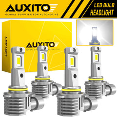AUXITO 9005+9006 LED Headlight Combo Kit Light Bulbs High Low Beam 80000lm 6500K AUXITO