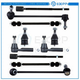 10pcs Front Tie Rod Ends Ball Joints Sway Bars For Ford Taurus Mercury Sable 6B93BC-57