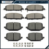 Front And Rear Ceramic Brake Pads Kit For 2020 2021 2022 2023 Lincoln Ator 6B93BC-57