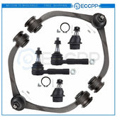 6Pcs Front Control Arm Tie Rod Ball Joint For Dodge Dakota Mitsubishi Raider 6B93BC-57