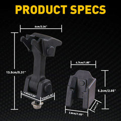 FOR 1997-2006 JEEP WRANGLER TJ HOOD HOLD DOWN CATCH LOCK LATCH 2PCS/SET+BRACKETS 6B93BC-57