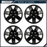 ECCPP 4X Wheel Hub Caps Snap On Silver Rim Covers For R16 Tire 5 Lug Wheel 16" ECCPP