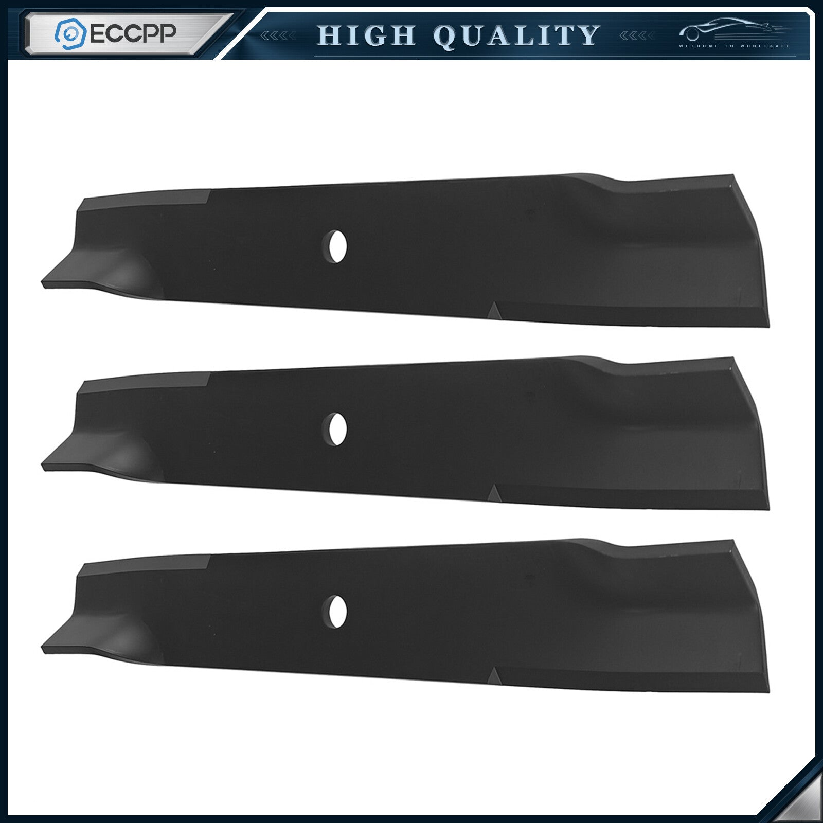 3Pack Mower Blades for 50" Dixie Chopper 30227-50, 3022750 6B93BC-57