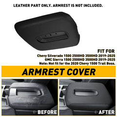 Fits GMC Sierra 1500 2500HD 3500HD 2019-2025 Center Console Lid Armrest Cover EA 6B93BC-57