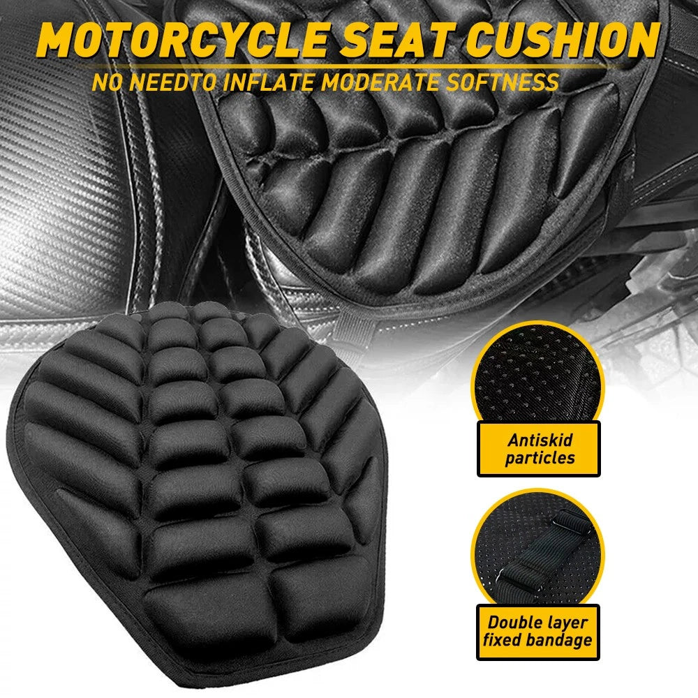 Universal Motorcycle Seat Cover Comfort Gel Seat Cushion Pressure Relief Air Pad 6B93BC-57