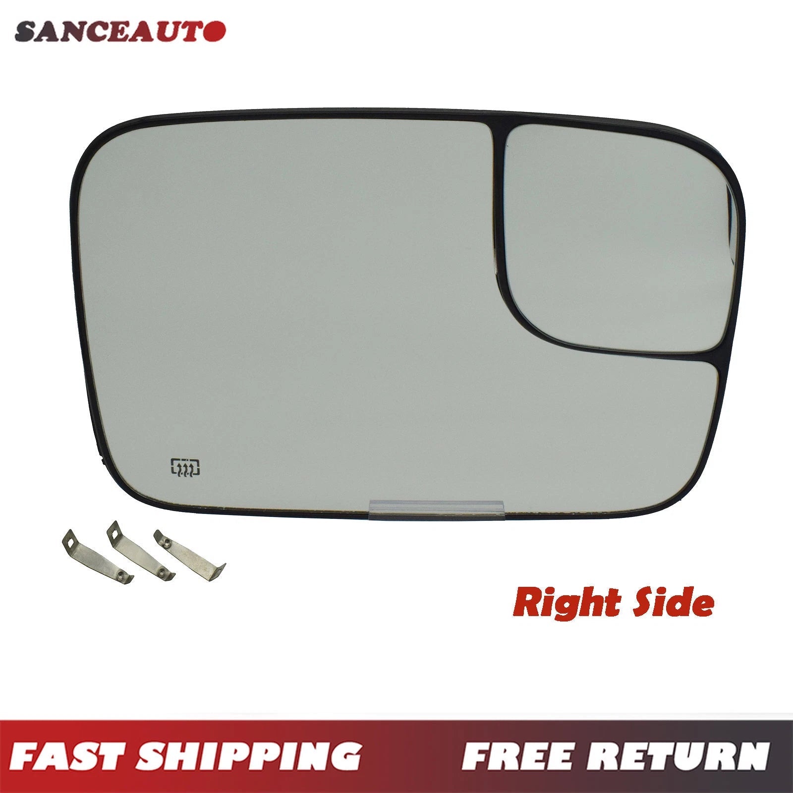 Right RH Mirror Glass Heated For Dodge Ram 1500 2500 3500 2005-2009 5161010AA 6B93BC-57