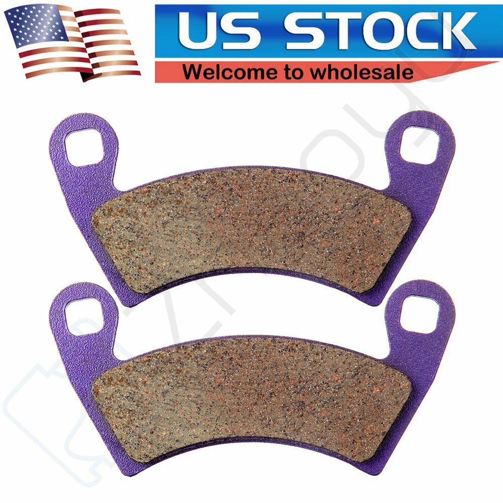 1 Pair Brake Pads Front/Rear For Polaris Diesel Ranger 900 11-14 Carbon Fiber 6B93BC-57