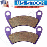 1 Pair Brake Pads Front/Rear For Polaris Diesel Ranger 900 11-14 Carbon Fiber 6B93BC-57