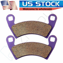 1 Pair Brake Pads Front/Rear For Polaris Diesel Ranger 900 11-14 Carbon Fiber 6B93BC-57