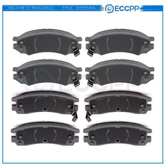 Front And Rear Ceramic Pads Kit For 1991-1998 Saturn SL1 91-98 SL2 93-98 SW1 6B93BC-57