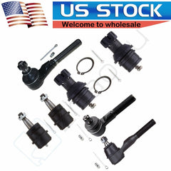 7pcs Front Tie Rod Ends Ball Joints For Jeep Grand Cherokee Wrangler Comanche