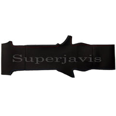 Black Perforated Leather Hand Sew Wrap Steering Wheel Cover for BMW E60 E61